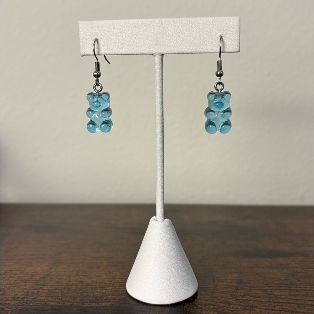 Blue Gummy Bear Earrings